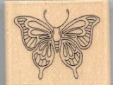 Express Services Rubber Stamp - Monarch Butterfly