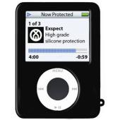 Exspect iPod Nano Silicone Skin Case (Black)