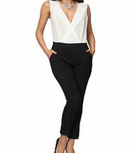 Extasy Black and white jumpsuit