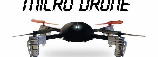 Extreme Fliers Remote control flying quadricopter mini microdrone - Black