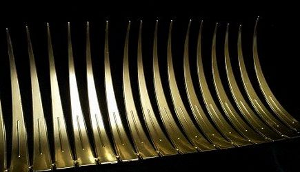 Eyelashes for Cars (Europe) Gold Eyelashes for cars