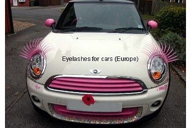 Eyelashes for Cars (Europe) Pink Eyelashes for cars