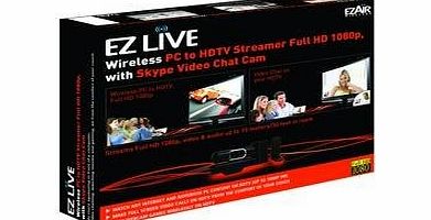 Ezair  WSR601DSMH2W.3EZML EZ Live Wireless HD Home Video Conferencing Webcam for TV