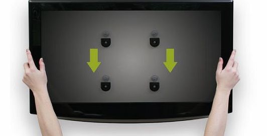 EZMount  TV Wall mount Bracket 13`` - 46`` Flat Panels   screen cleaner   90 HDMI Adapter