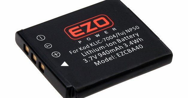 EZOPower High Capacity Fuji NP-50/NP-50A Digital Camera Replacement Lithium-ion Battery for Fujifilm FinePix X20, X10, XF1, XP200, XP150, XP100, XP170, F850EXR, F900EXR, F800EXR, F770EXR F750EXR, F660