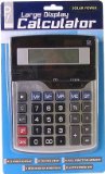 EZS Large Display Solar Power Desktop Calculator