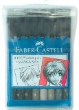 Faber-Castell Pitt Artists Pen 8pc Manga Set