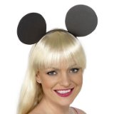 fabfancydress Black Mouse Ears