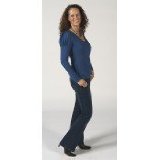 Fabric flavours Bara Glad Maternity and Nursing Long Puffy Sleeve Top Blue Size L