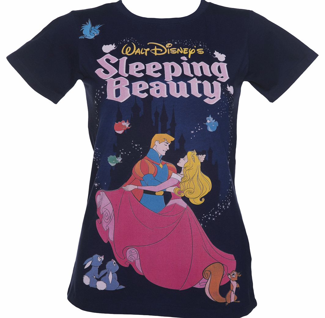 Fabric flavours EXCLUSIVE Ladies Navy Walt Disneys Sleeping