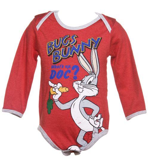 Kids Bugs Bunny Whats Up Doc Babygrow from