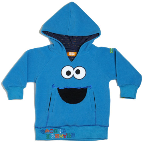 Kids Cookie Monster Hoodie from Fabric Flavours