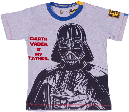 Fabric Flavours Kids Darth Vader Is My Father Star Wars T-Shirt
