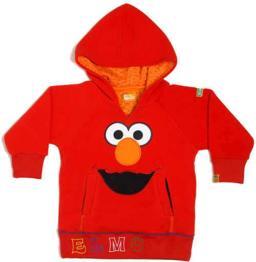 Fabric Flavours Kids Elmo Hoodie From Fabric Flavours