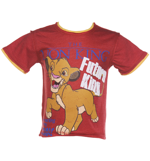 Fabric Flavours Kids Lion King Future King T-Shirt from Fabric