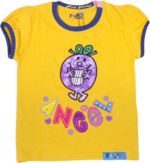 Fabric Flavours Kids Little Miss Naughty Angel T-Shirt from