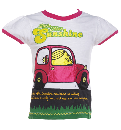 Fabric Flavours Kids Little Miss Sunshine Driving T-Shirt from