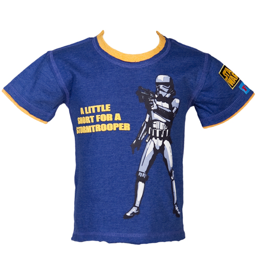 Fabric Flavours Kids Little Stormtrooper Star Wars T-Shirt from