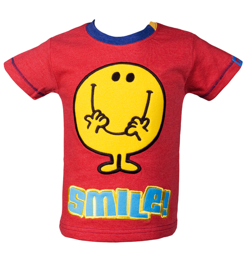 Fabric Flavours Kids Mr Happy Smile! T-Shirt from Fabric Flavours