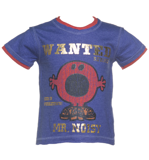 Fabric Flavours Kids Mr Noisy Wanted Poster T-Shirt from Fabric