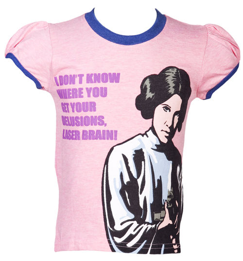Kids Princess Leia Star Wars T-Shirt from Fabric
