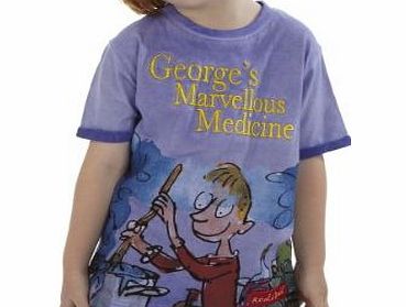 Fabric Flavours Kids Roald Dahl Georges Marvellous Medicine T-Shirt (7 to 8 Years)