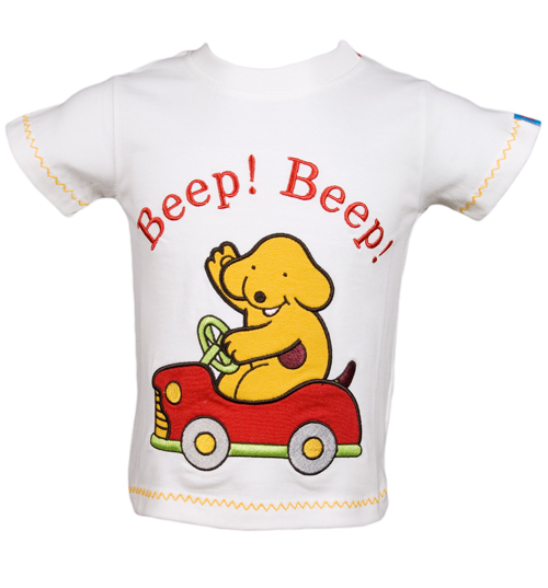Fabric Flavours Kids Spot The Dog Beep Beep T-Shirt from Fabric