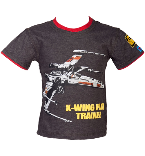 Fabric Flavours Kids Star Wars X-Wing Trainee T-Shirt from