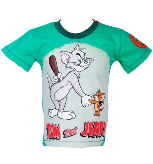 Fabric Flavours Kids Tom And Jerry Club T-Shirt from Fabric