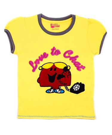 Fabric Flavours Little Miss Chatterbox t-shirt