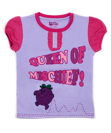 Fabric Flavours Little Miss Naughty t-shirt