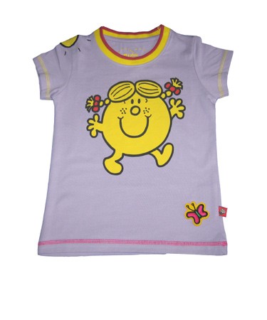 Fabric Flavours Little Miss Sunshine Lavender Blue T-Shirt