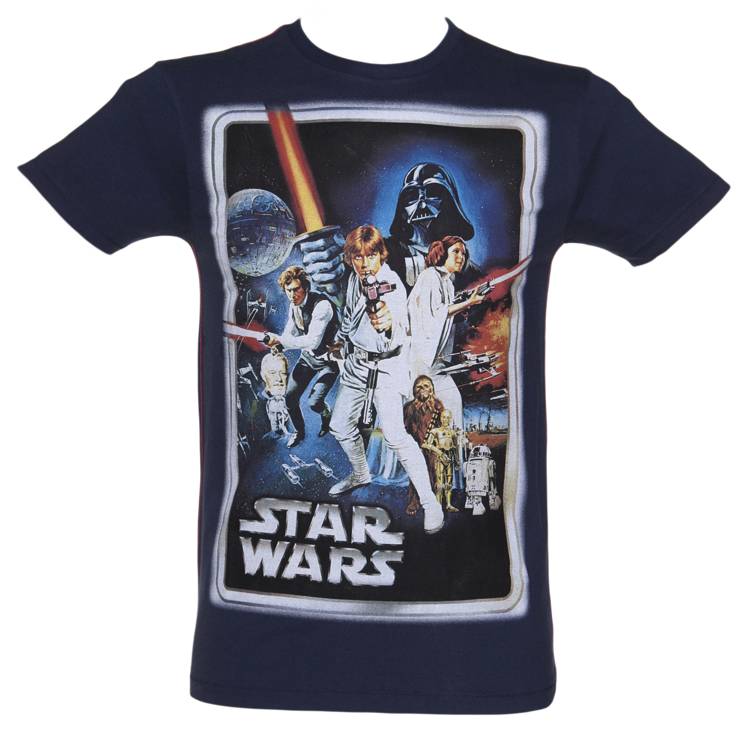 Mens Blue A New Hope Star Wars T-Shirt from