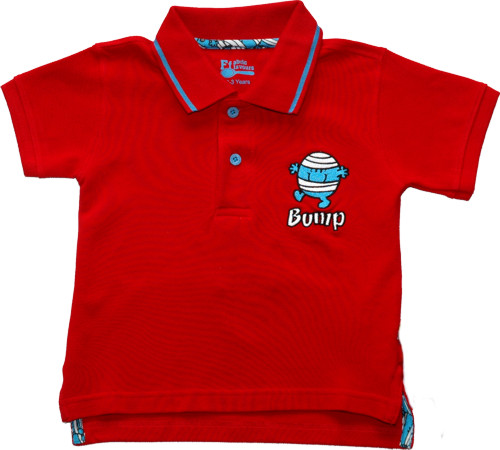 Fabric Flavours Mr. Bump Kids Polo T-Shirt from Fabric Flavours