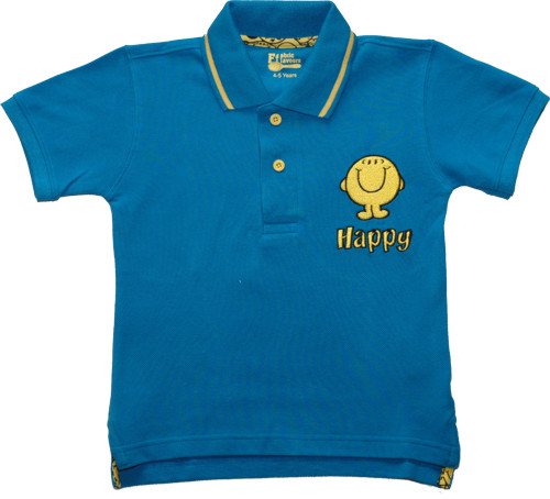 Fabric Flavours Mr. Happy Kids Polo Shirt from Fabric Flavours