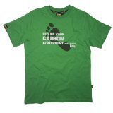 Fabric flavours Plain Lazy Carbon Footprint T-shirt, X-Large, Fern Green