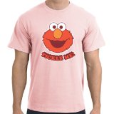 Fabric flavours Sesame Street Elmo Head T-Shirt, Light Pink, S