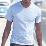 Fabric flavours V-Neck Fruit of the Loom T-Shirt - White Large