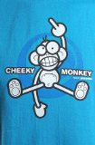 Fabric flavours Xplicit Cheeky Monkey T-Shirt Azure M