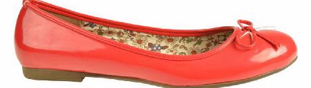 FABULOUS FABS Red Patent Ballerina