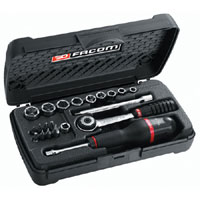 FACOM 1/4`` Square Drive Socket Set