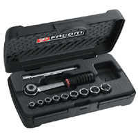 FACOM 11 Piece 1/4`` Square Drive Socket Set