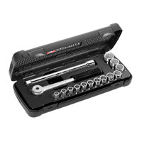 Facom 15 Piece 1/2andquot Square Drive Socket Set