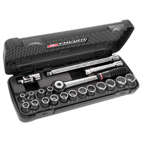 Facom 20 Piece 1/2andquot Square Drive Metric Socket Set