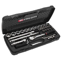 FACOM 29 Piece 1/2`` Square Drive Socket Set