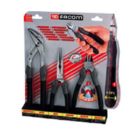 FACOM 3 Piece Chrome Finish Plier Set