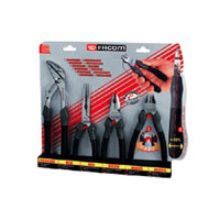 FACOM 4 Piece Chrome Finish Plier Set