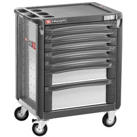 Facom 7 Drawer Grey Jet XL Roller Cabinet