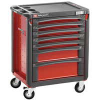 Facom 7 Drawer Red Jet XL Roller Cabinet