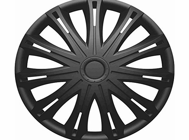 Factor First CITROEN C3 PLURIEL (2003- 2010) 15 Inch Spark Black Car Alloy Wheel Trims Hub Caps Set of 4